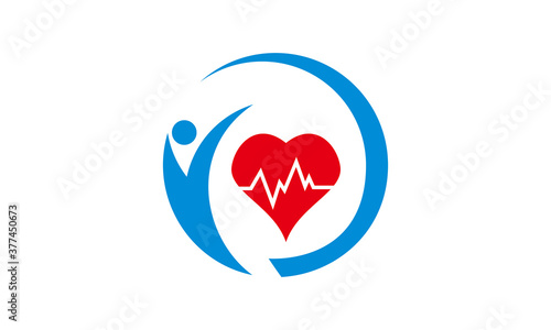 heart specialist logo vector