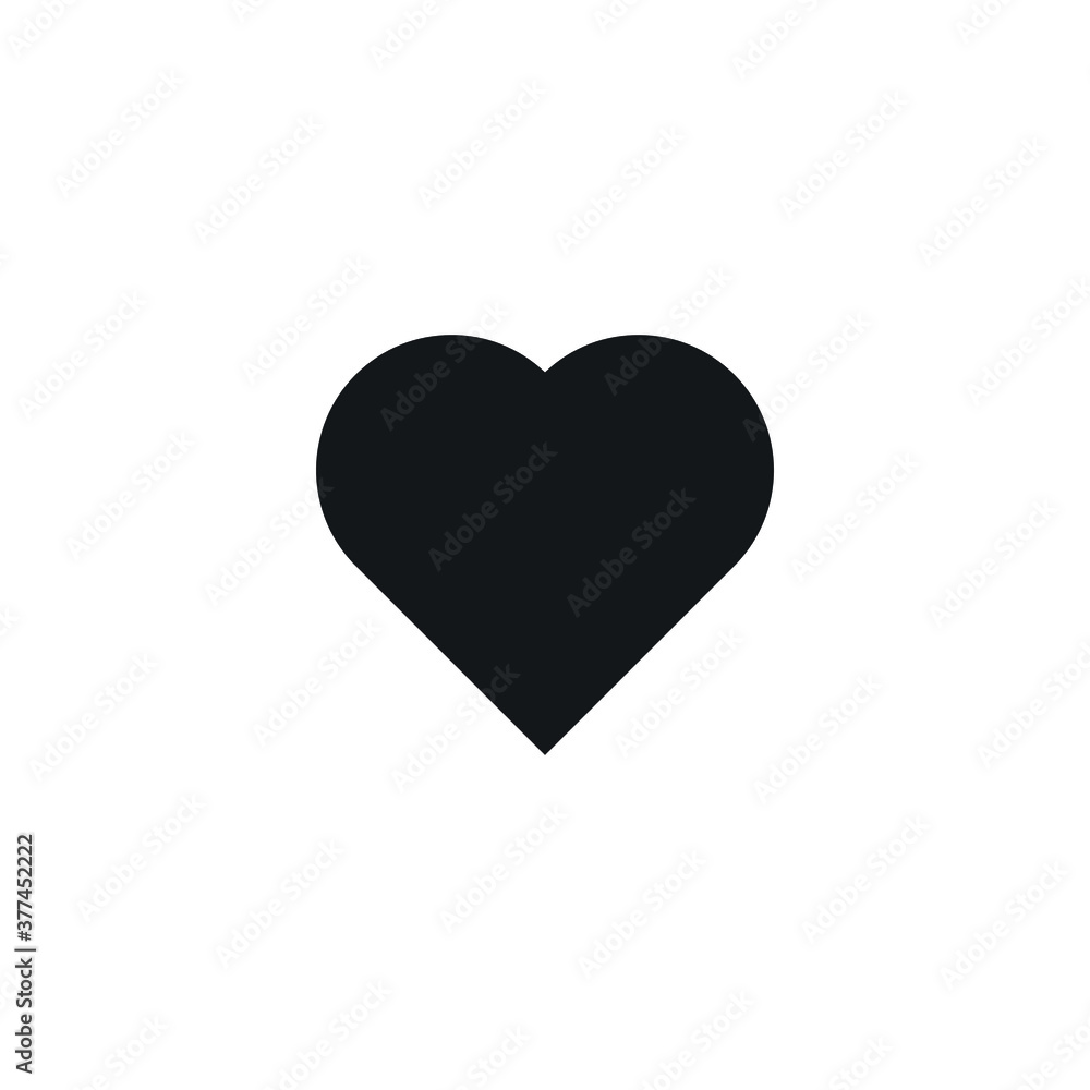 Simple heart, love icon EPS Vector Simple heart, love icon EPS Vector