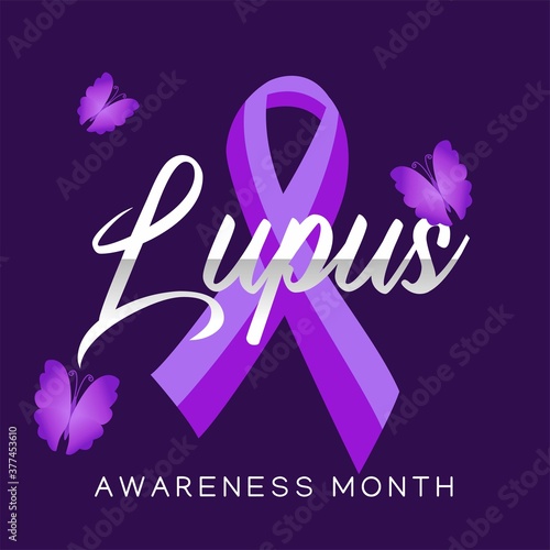 Lupus Awareness Month Vector Illustration