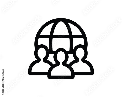 teamwork Icon Vector Illustration