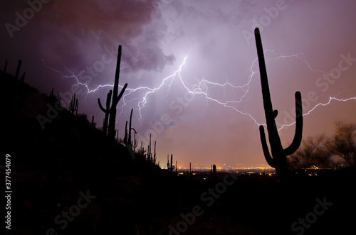 Lightning Over Tucson