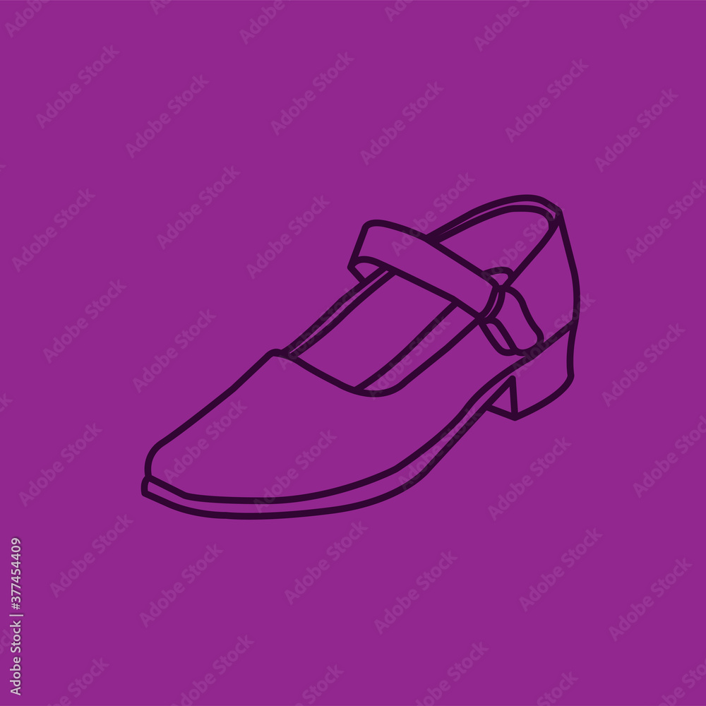 Pantofel Shoe vector for icon and logo design template Pantofel Shoe vector for icon and logo design template