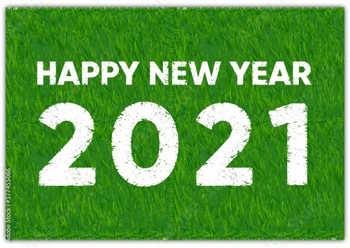 2021 HAPPY NEW YEAR. Design template Celebration typography poster, banner or greeting card for happy new year. Vector Illustration.