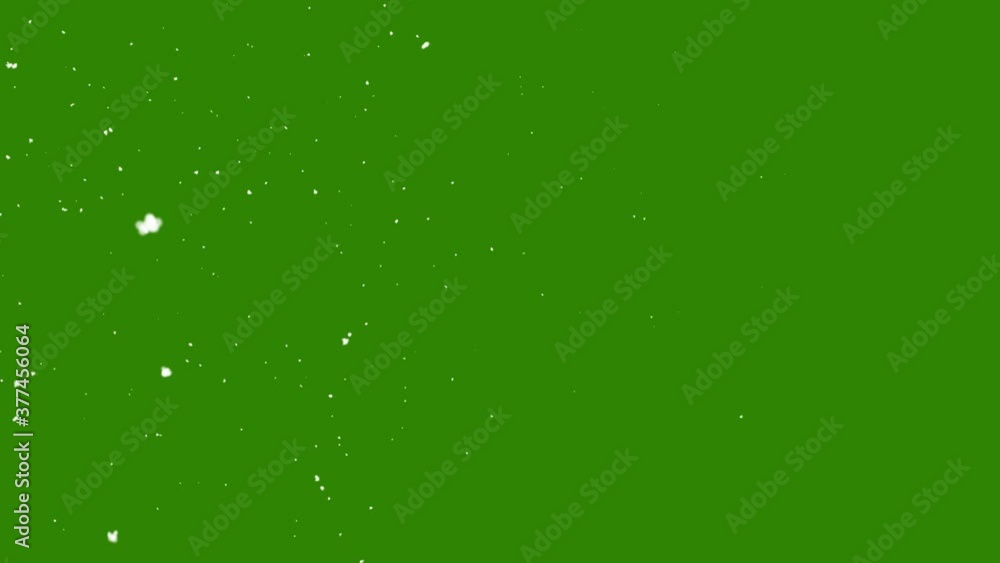 Snow falling on green screen background Snow falling on green screen background