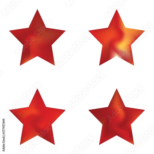 Kit of pentagram abstract backgrounds.