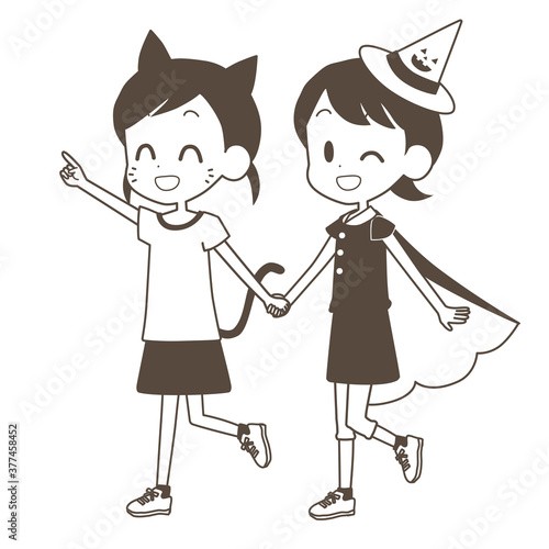 children_in_halloween_costumes