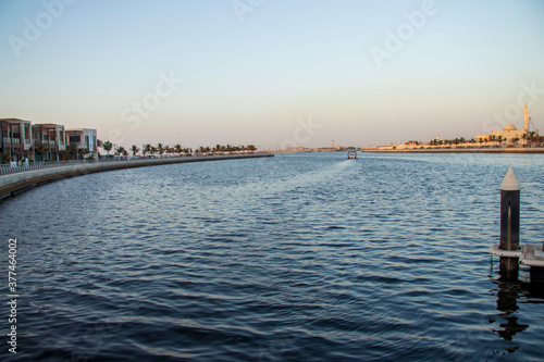 Waterfront of Al Marsa Area in Ajman, UAE. © Four_Lakes