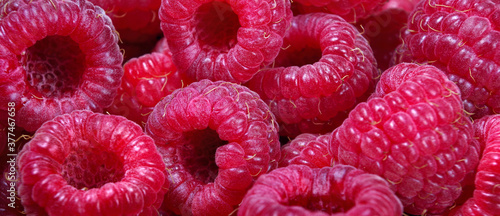 Fotografie ripe raspberries texture background