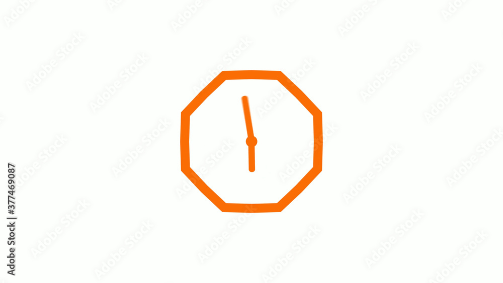 Counting down 12 hours clock icon on white background,clock icon Counting down 12 hours clock icon on white background,clock icon