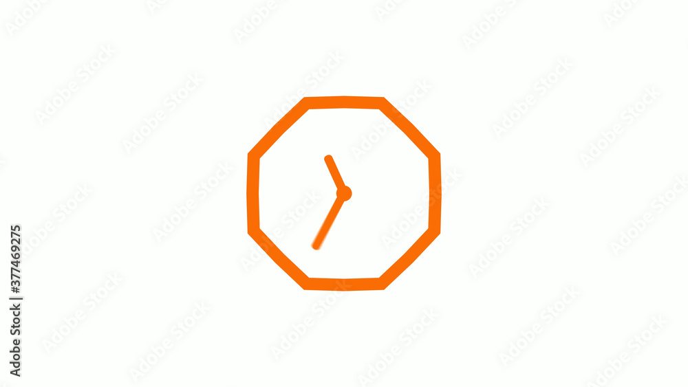 Counting down 12 hours clock icon on white background,clock icon Counting down 12 hours clock icon on white background,clock icon