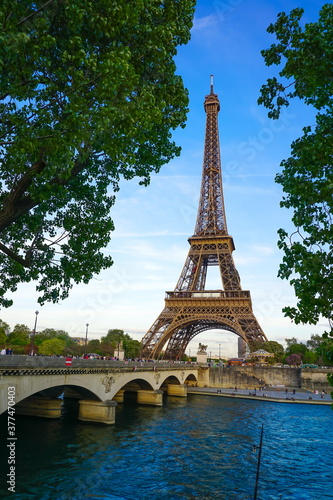 Eiffel Tower in Paris France © himawari_dew