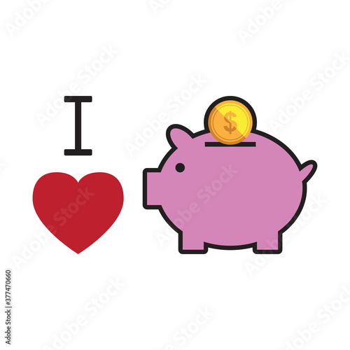 I love piggy bank