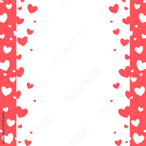 Wallpaper Mural Happy Valentines Day background with hearts. Torontodigital.ca