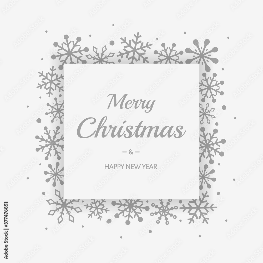 Christmas greeting card with festive snowflakes. Xmas wishes. Vector Christmas greeting card with festive snowflakes. Xmas wishes. Vector