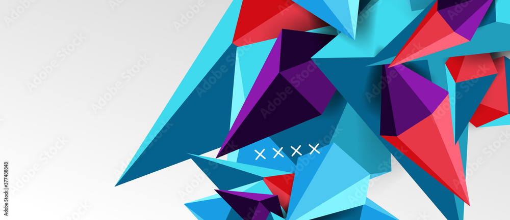 3d low poly abstract shape background vector illustration 3d low poly abstract shape background vector illustration