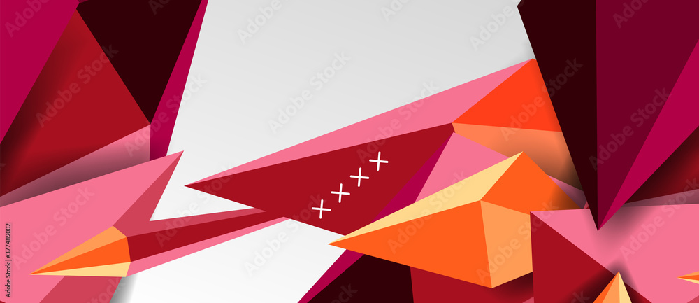 3d low poly abstract shape background vector illustration 3d low poly abstract shape background vector illustration