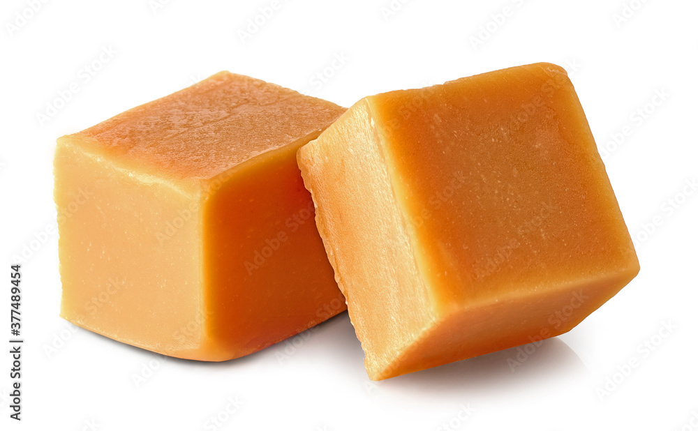 two caramel candies two caramel candies