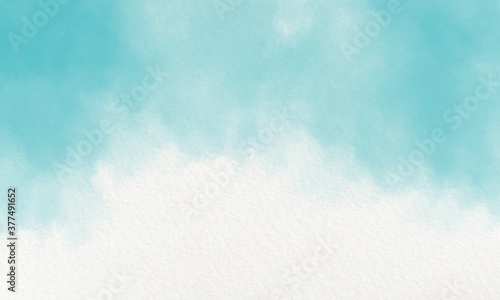 Jamaican Sea watercolor background