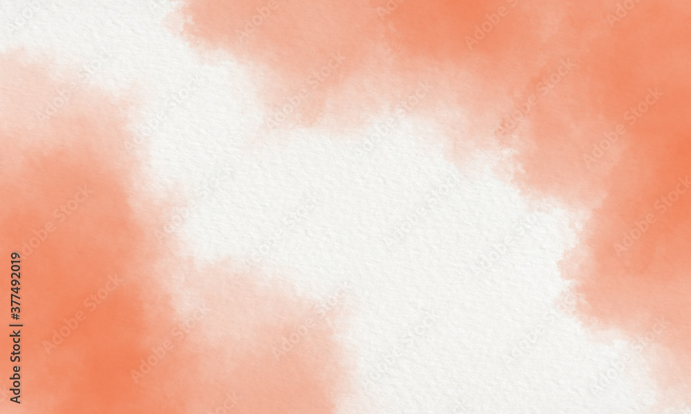 Persimmon watercolor background