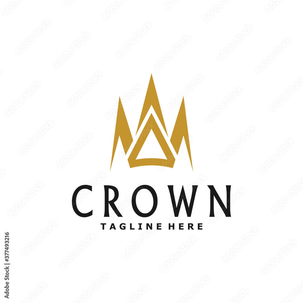 crown logo. Queen King Princess Crown Royal beauty luxury elegant logo ...