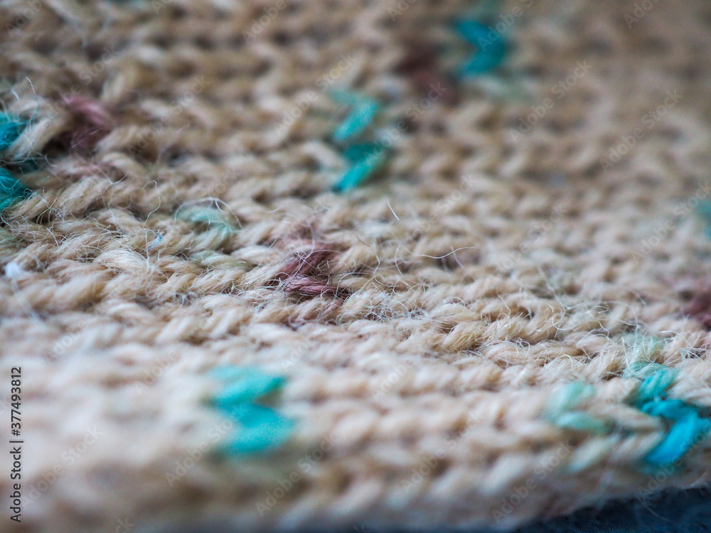 Obraz premium knitting wool texture