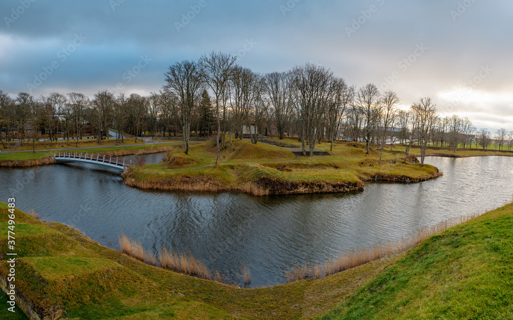 Autumn colors and Saaremaa island park Autumn colors and Saaremaa island park