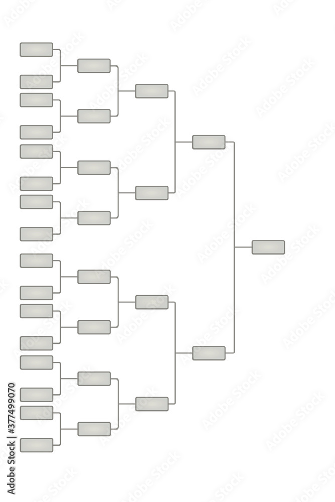 Tournament bracket scheme. vector illustration Stock Vector | Adobe Stock
