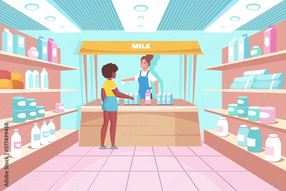 Dairy Products Store Composition Dairy Products Store Composition