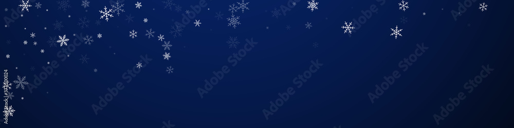 Sparse snowfall Christmas background. Subtle flyin Sparse snowfall Christmas background. Subtle flyin