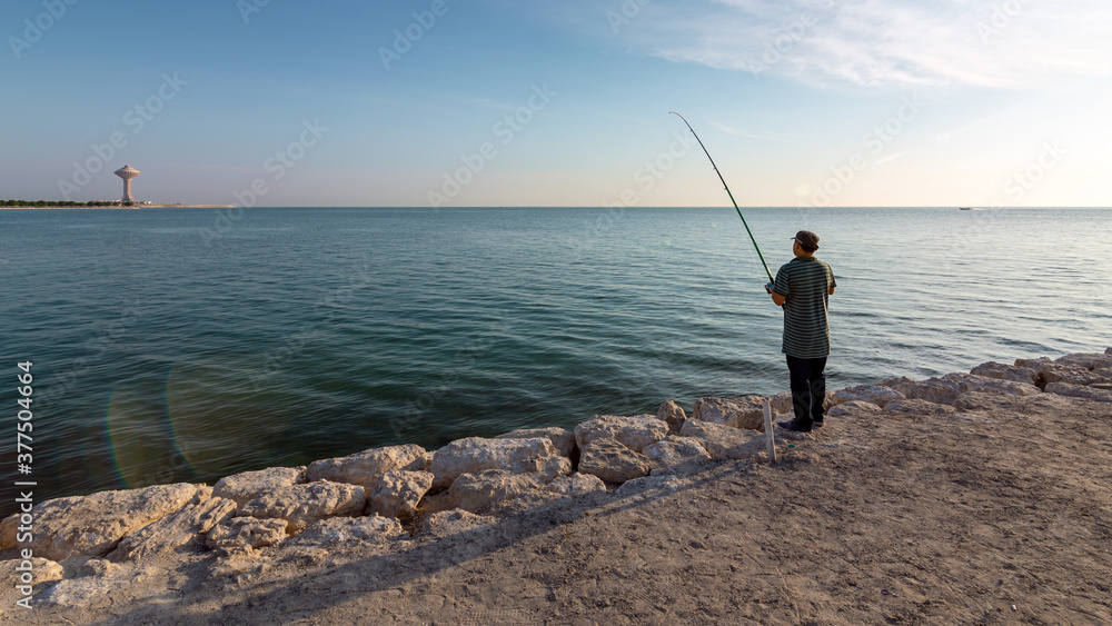 Wonderful Morning view in Al khobar Corniche - Al- Khobar, Saudi Arabia.