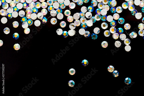 strass background, forgery photo