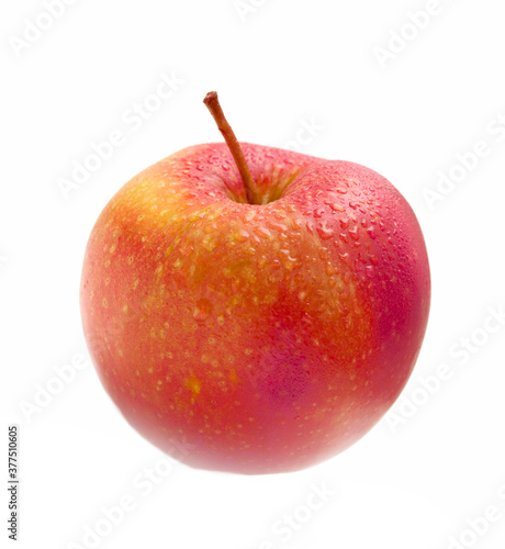 red apple isolated on white background