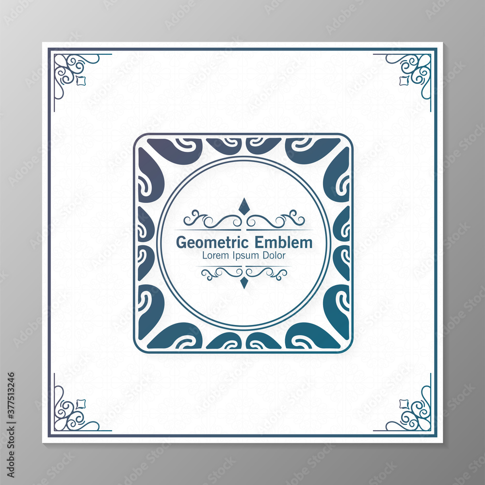 Luxury monogram logo template vector object for logo design. Luxury monogram logo template vector object for logo design.