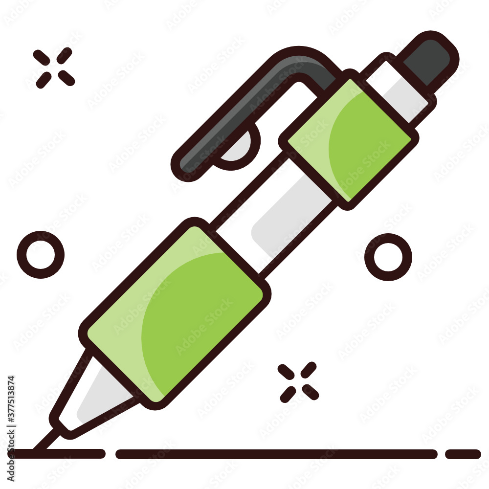 Ballpoint icon design, vector of writing tool in modern editable style
Ballpoint icon design, vector of writing tool in modern editable style