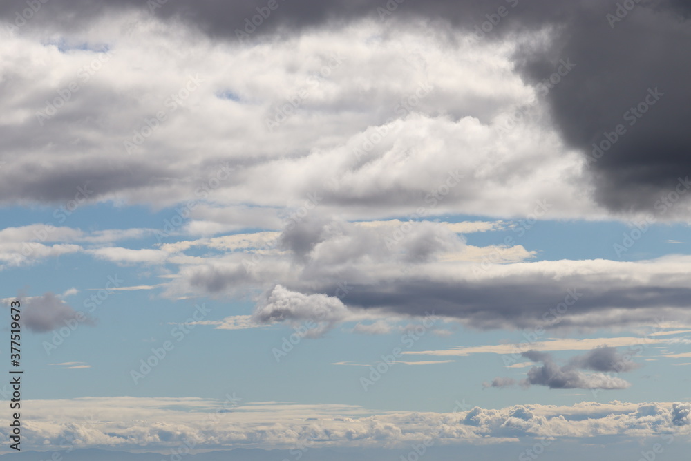 Japan's beautiful three-dimensional sky and clouds Japan's beautiful three-dimensional sky and clouds