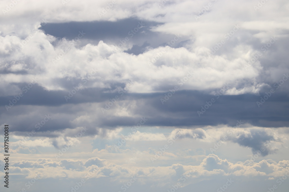 Japan's beautiful three-dimensional sky and clouds Japan's beautiful three-dimensional sky and clouds