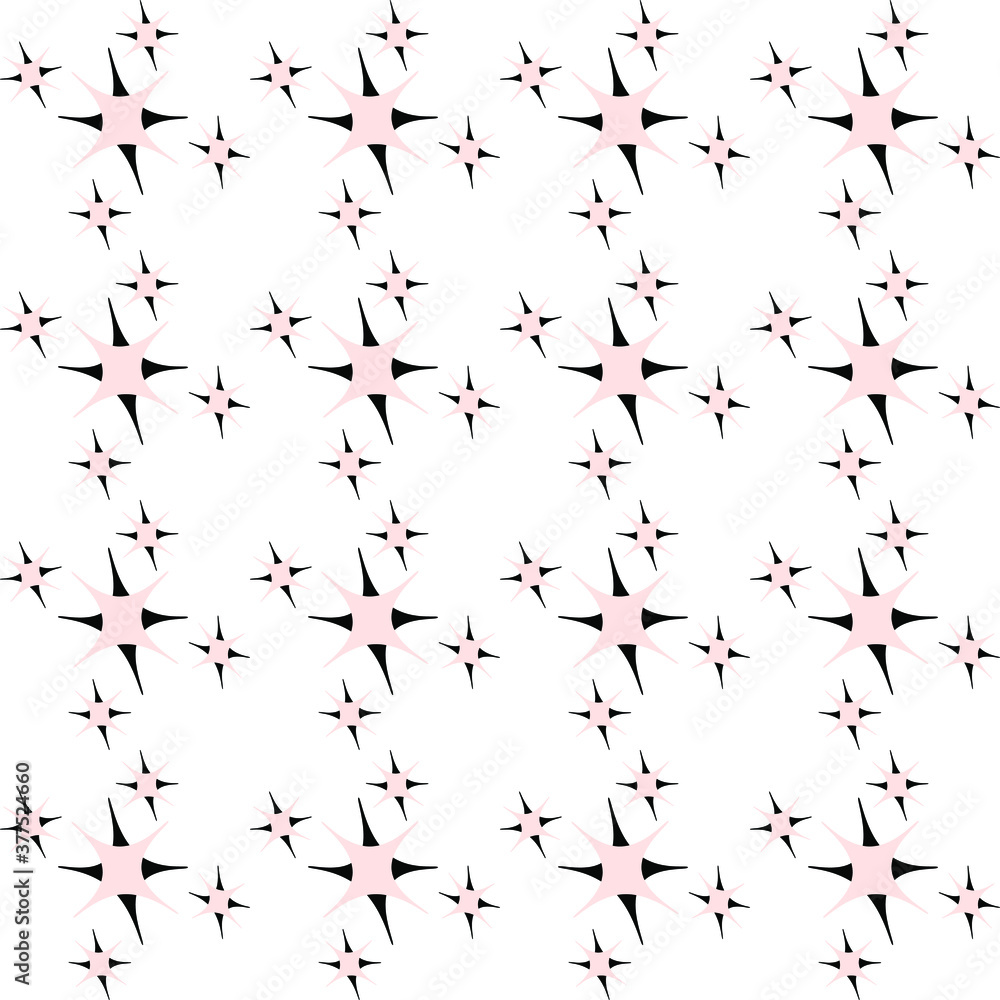 Pattern vector stars on white background Pattern vector stars on white background