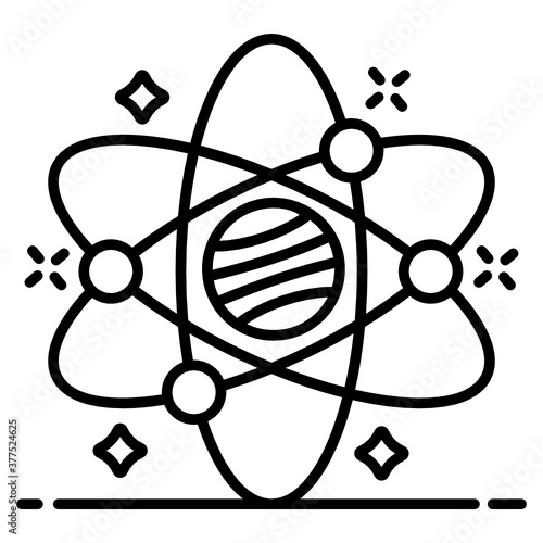 
Editable vector style of space science, vector 
