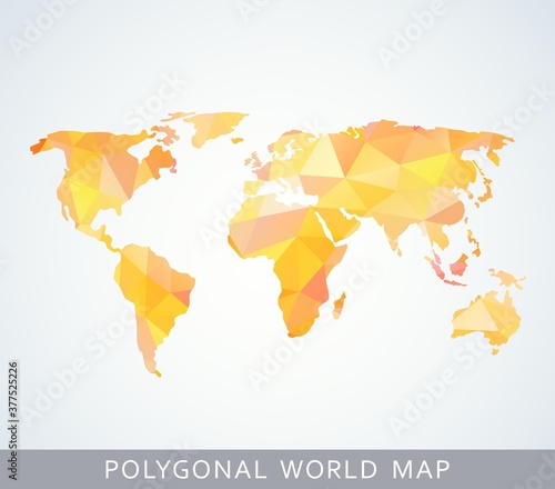 Polygonal World Map