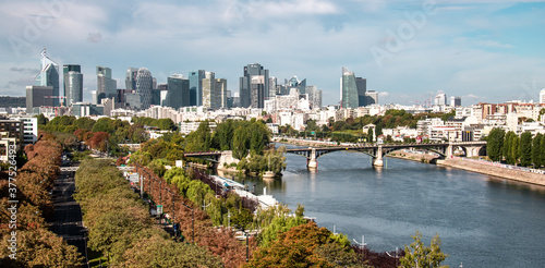 Panorama La Défense et la Seine - Paris - Levallois-Perret