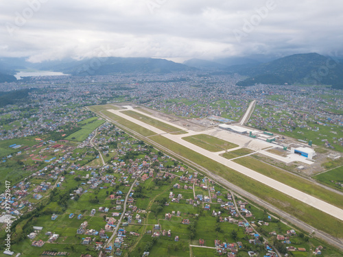 Pokhara International Airport and Pokhara Valley photo