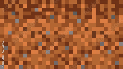 Pixel background. The concept of games background. Vector illustration
