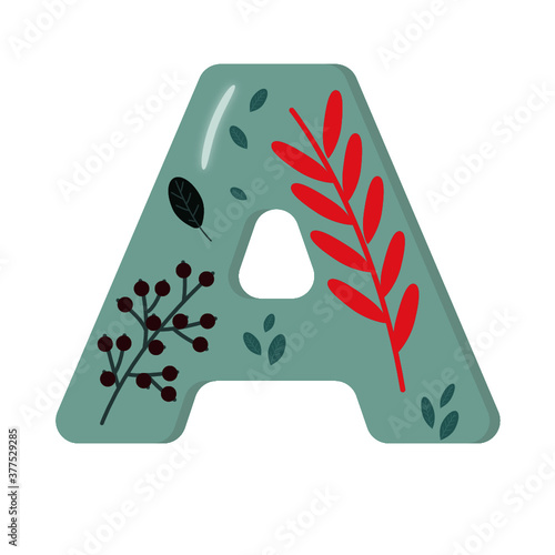 letter "A"