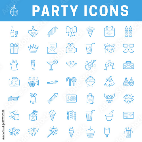 Liner party icons