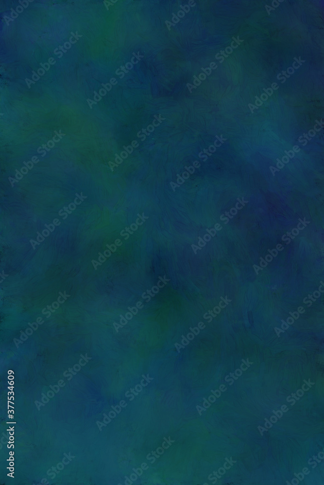Beautiful Mottled Dramatic Blue Green Abstract Texture Background