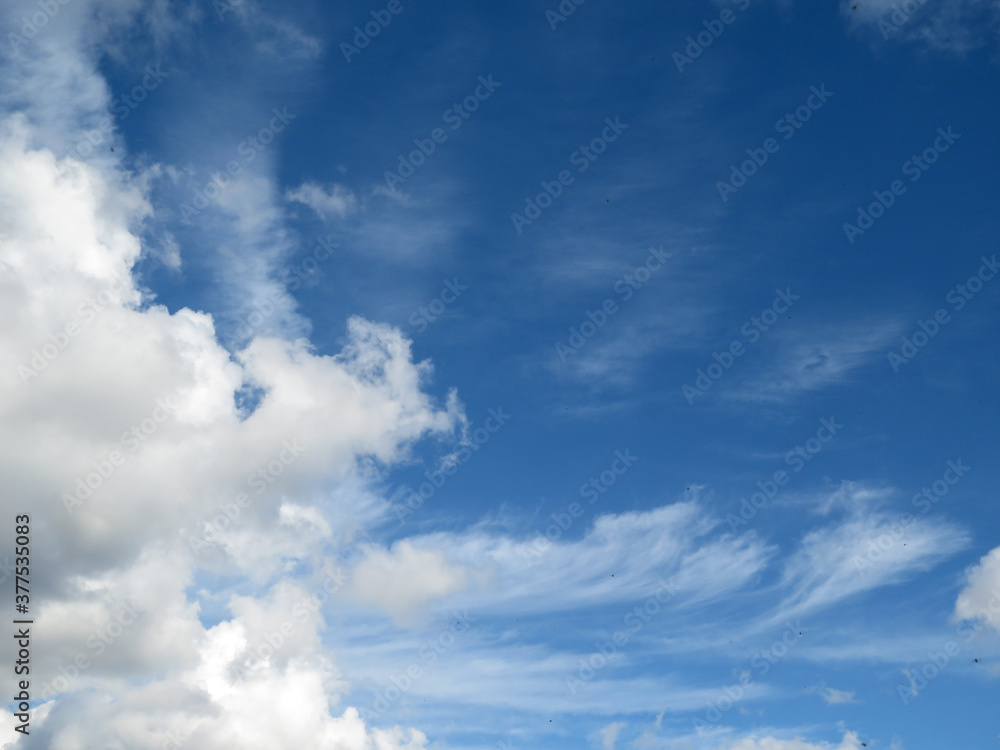 blue sky is covered by white clouds blue sky is covered by white clouds