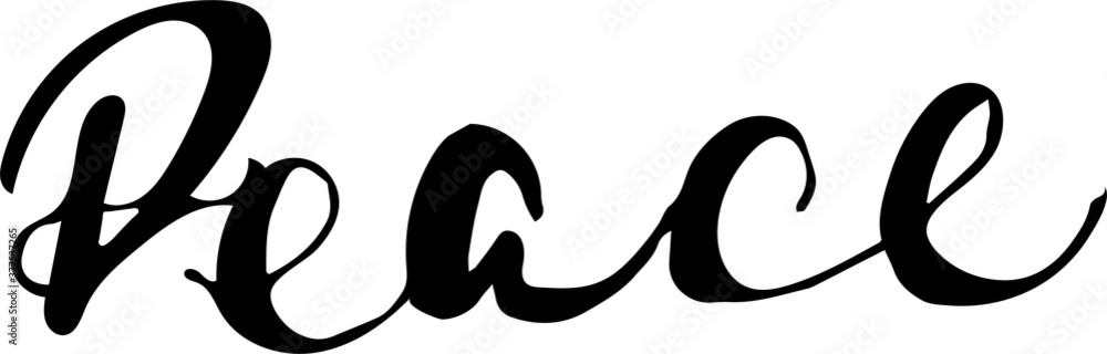 Naklejka premium Hand drawn cute phrases about yoga isolated on white background. Stock vector illustration.