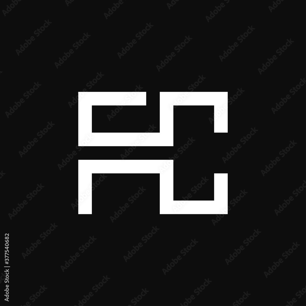 Letter FC initial logo template Letter FC initial logo template
