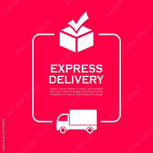Express delivery text box design