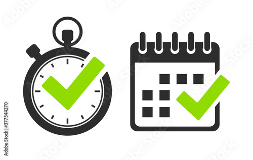 Abstract time vector icon